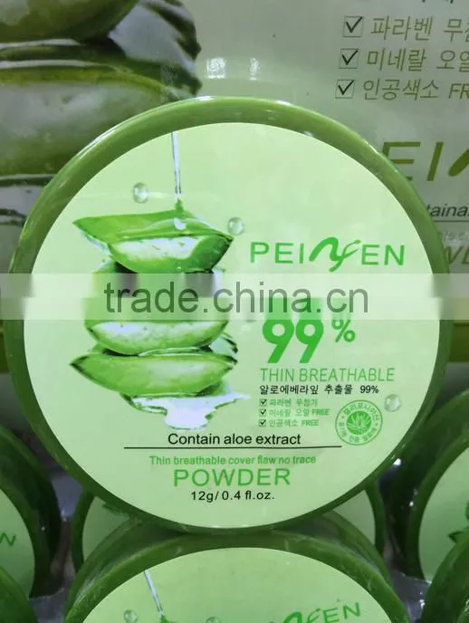 High Quality Korea Aloe Mineral Waterproof Face Makeup Powder,Concealer Pressed Powder Foundation
