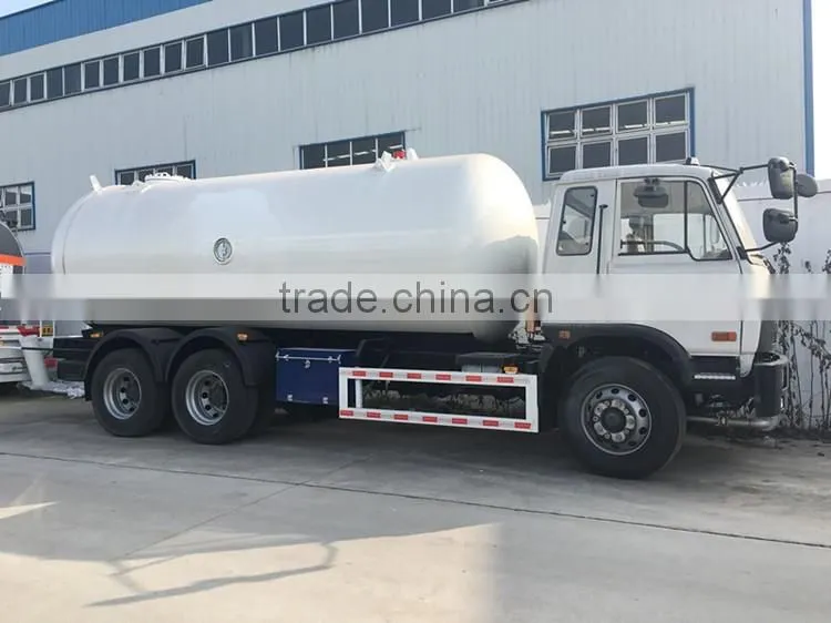 Quality 100% guaranteed customized for export 6x4 Dongfeng 25.3m3 lpg dispenser tank truck