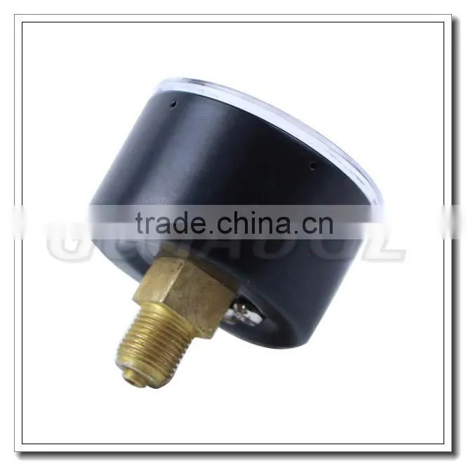 High Quality black steel center back 38 mm dia vacuum guages