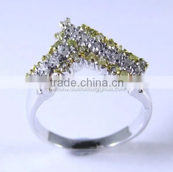 High Quality Rogh Diamond Engagement Rings