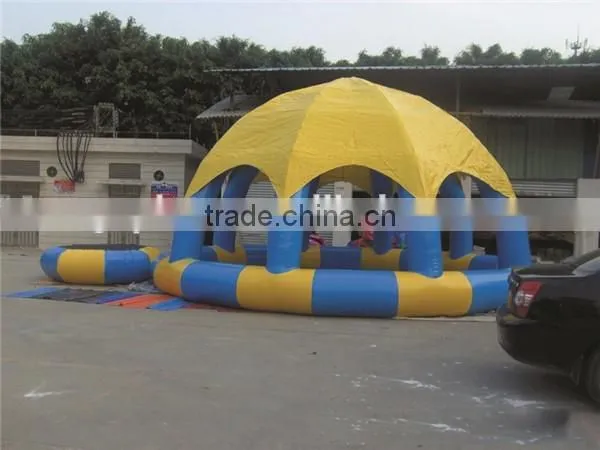 inflatable tent with pool,inflatable dome tent with pool,inflatable cover tent with swimming pool
