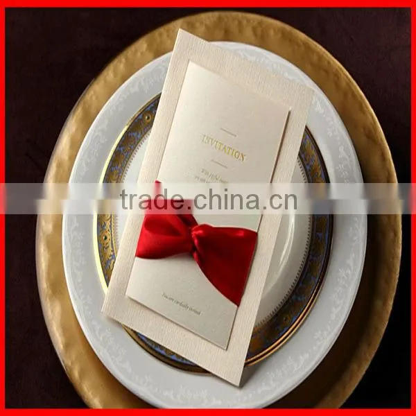 2014 New Fashion High Quality Handmade Hot Sale Wedding Invitation Card