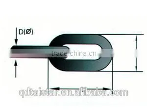 welded open chain link