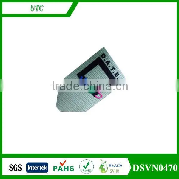 wholesale narrow woven clothes tags and labels