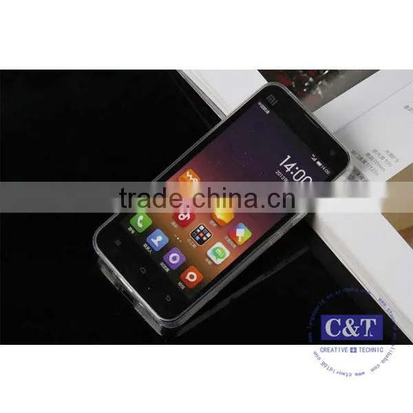 C&T 0.3mm Ultra Thin Clear Rubber Soft TPU Matte Case Cover for Xiaomi Mi 2/2s