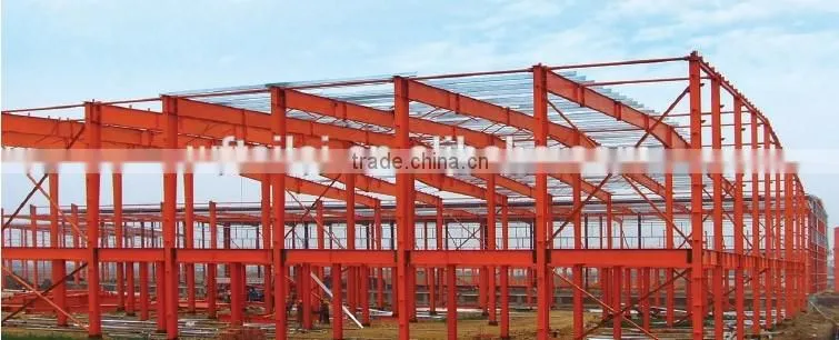 Long life large span of steel structure construction longspan steel structure factory
