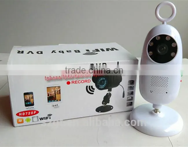 Hot selling factory price GTW high quality DVR white color p2p wifi baby monitor