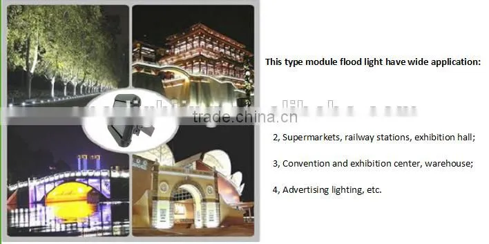2016 new products 120w 5700k UL DLC module led flood light with HLG mean well driver