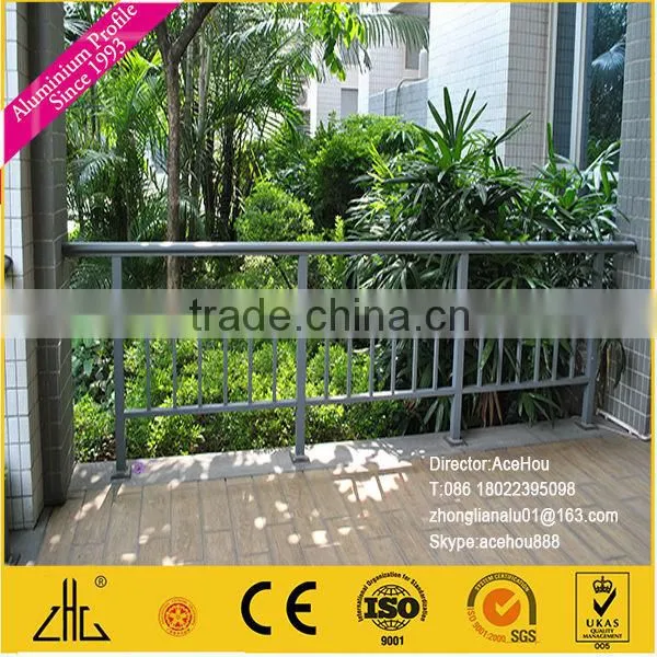 WOW!!!20 years Aluminum bar fenized Wood Grain Aluminium Extrusion for Slat Fence /aluminum fence horizon /aluminum fence panel