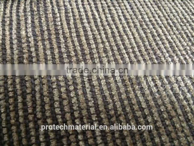 Plain Dyed Sofa Fabric Solid Single Chenille Sofa Fabric with Color Glue 145cm