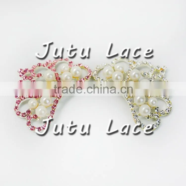 Boutique Chic wedding dress rhinestone buckles for invitations,DIY appliques