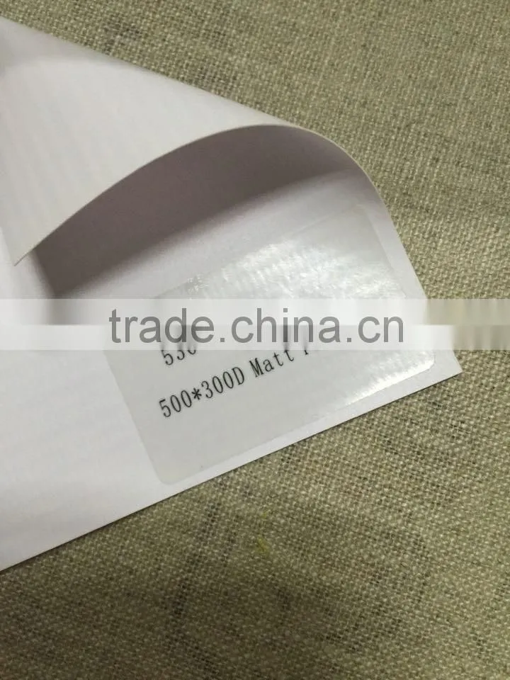 500*300D, 440g Matt Banner, Frontlit Matt Banner, Hot Laminated Matt Flex Banner