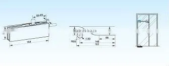 Glass door clamp,patch fitting,glass accessories fitting