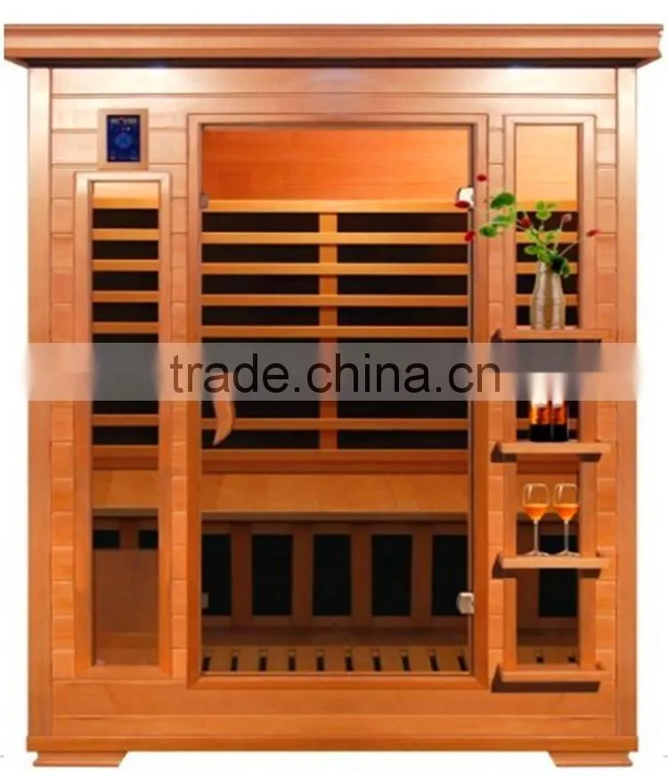 4 person far infrared sauna dry wood canada hemlock carbon nano heater