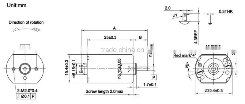 Electric motor FK-130PH, Brushed motor,motor for toy car,