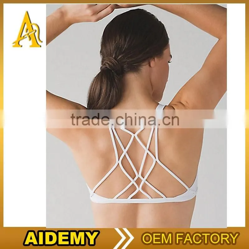 2016 Hot Sale Top Quality Yoga Clothing Custom Sublimation Sports Bra for Women Yoga