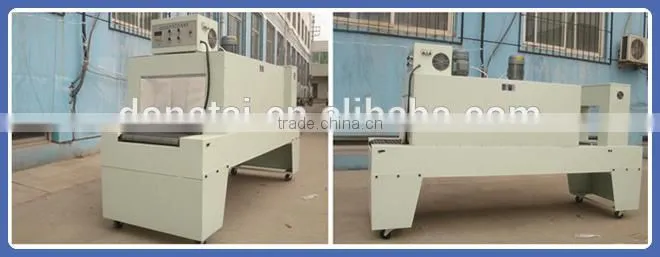 Automatic PE film bottle wrap shrinking machine