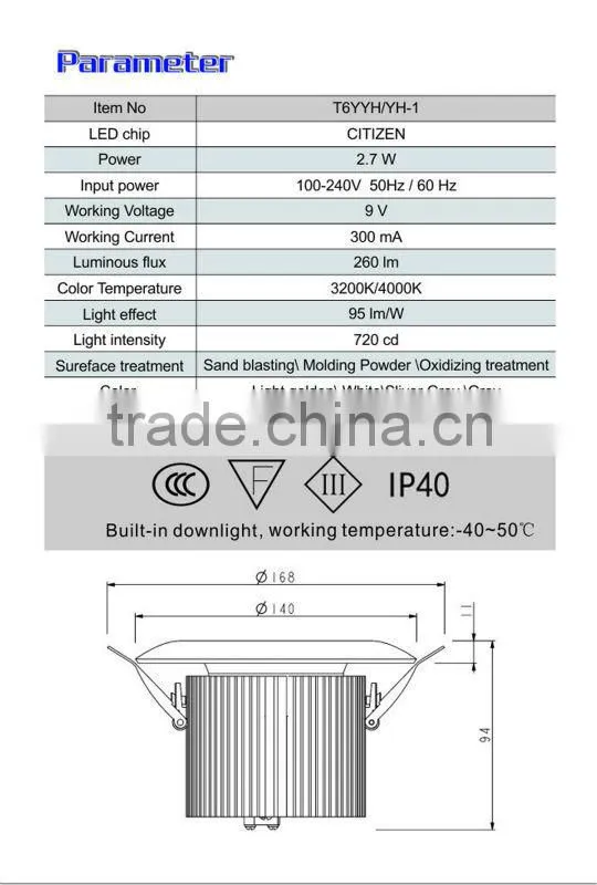 Led downlight- 5.5-inch ,special for commercial lighting,indoor lighting,residential lighting.