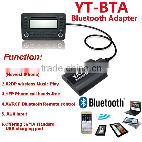 Yatour yt-bta mp3 usb toyota car bluetooth adapter player