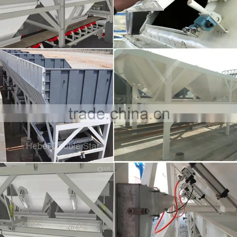 Manufacturing Supply 4 bins aggragate batcher for concrete batching plant