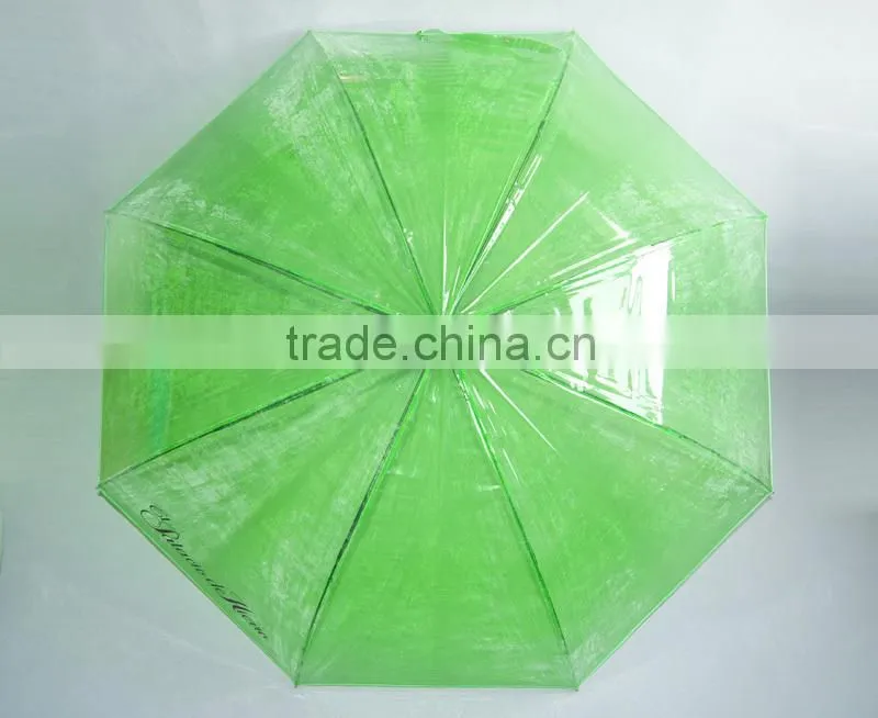 Straight Transparent Cheap promational Umbrella Made in China