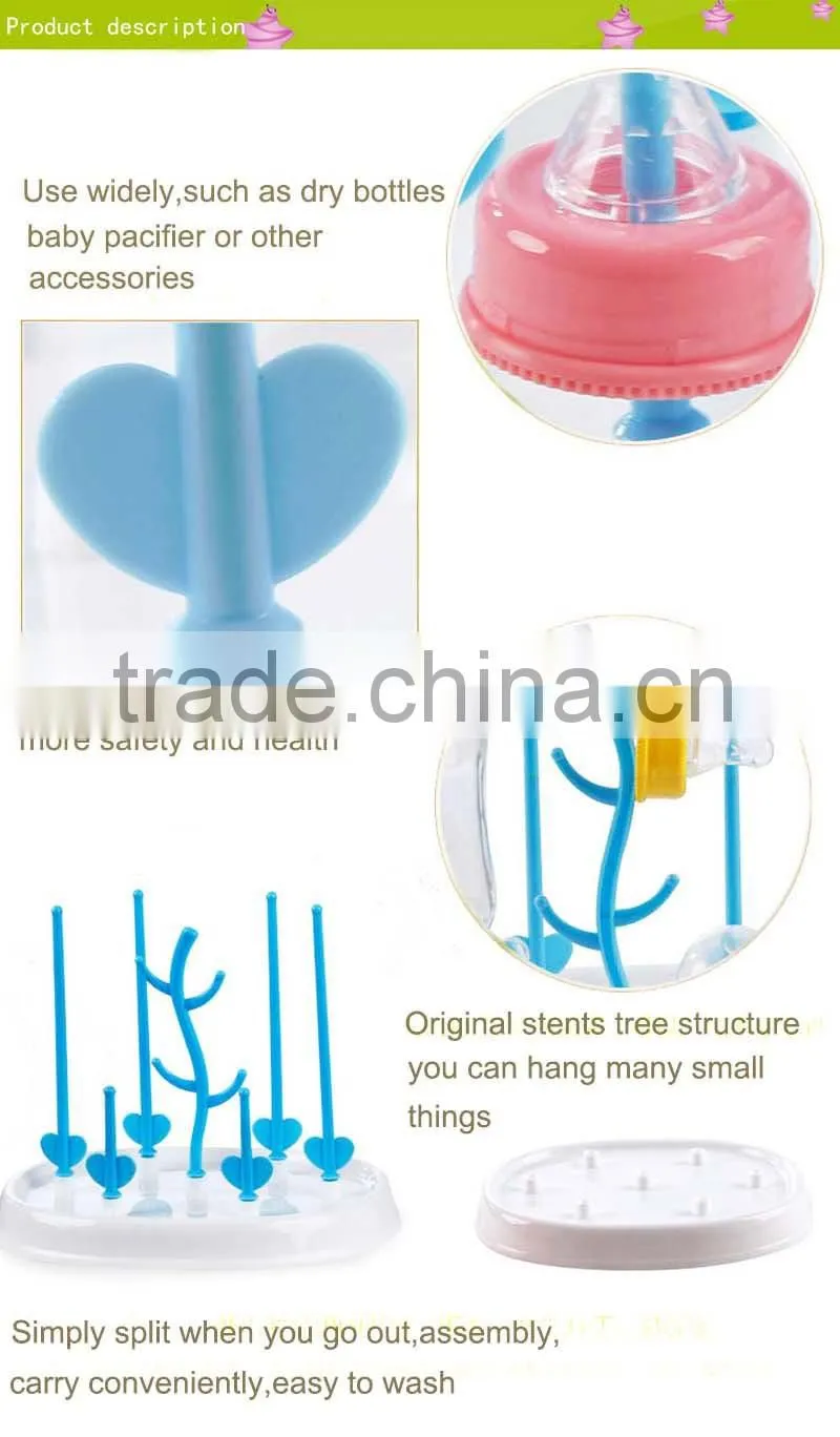 BPA free safety multifunction baby feeding bottle drying rack
