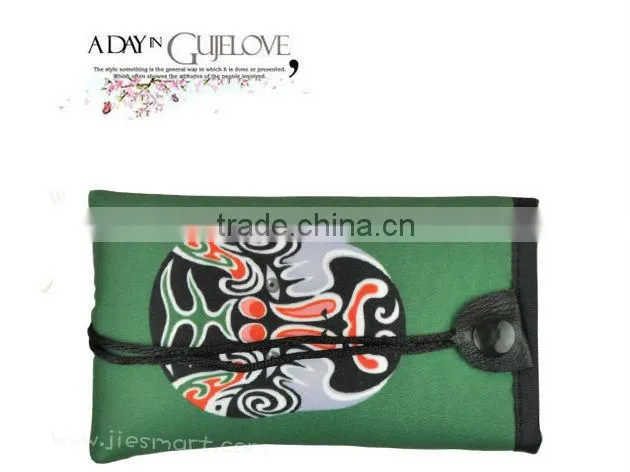 JSMART key case Chinese art design sublimation printing photo bag