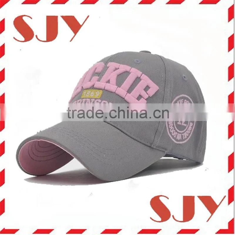 high-end cotton baseball cap,cotton leather strap cap