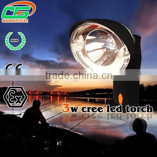 3 watt PC housing rechargeable outdoor led fishing torch