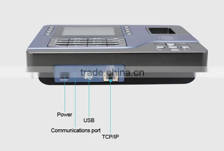3.2'' TFT Screen network TCP/IP, RS485, USB Host, card reader cheap biometric fingerprint time attendance system