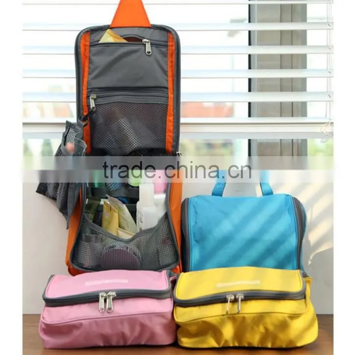 2014 Hot Sale Cheap Nylon Travel Cosmetic Bag Organizer /Bag In Bag Organizer