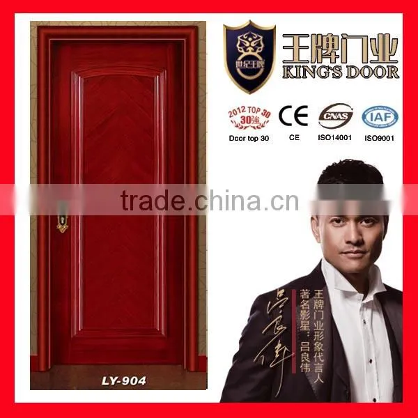 Veneer doors with High-grade glass