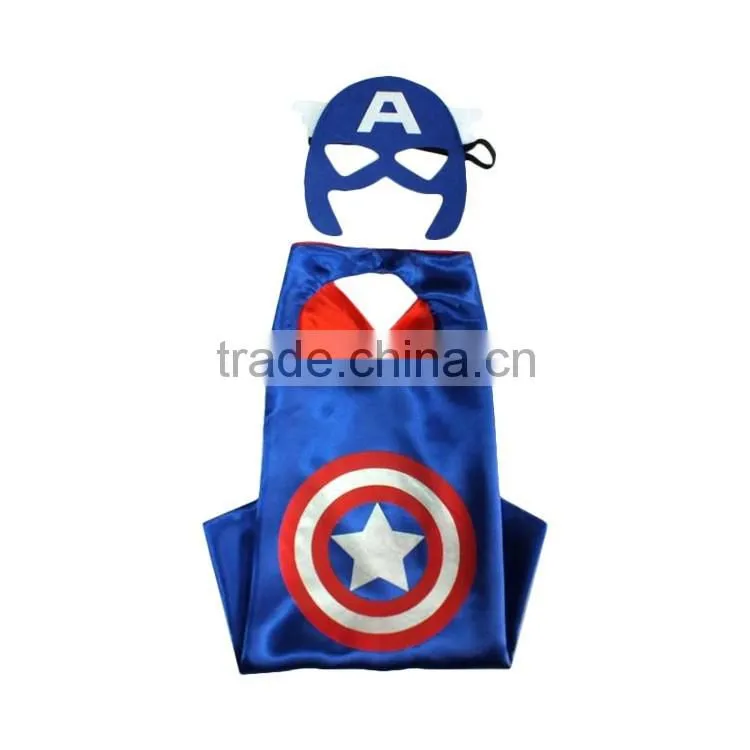 Manufacturers supply children's Cartoon Heroes cloak wholesale new Halloween custom double Superman Cape Cloak