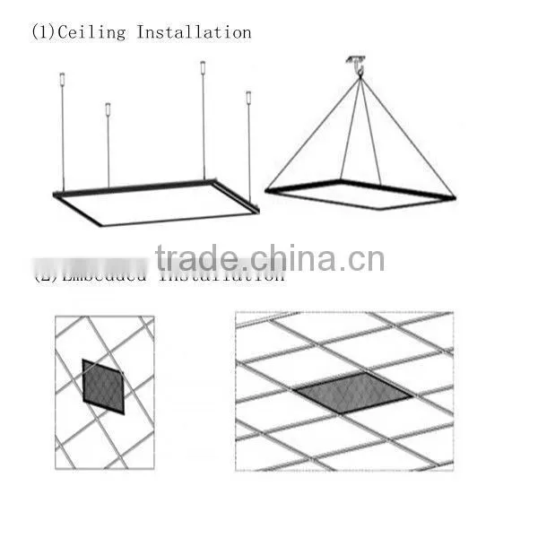 LED glass panel light