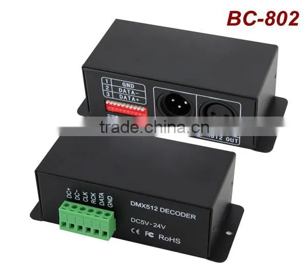 Bincolor DC5V-24V dream color pixel light ic 6803 led controller
