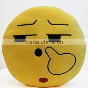 2015 best selling high quality stuffed soft plush lovely emoji toys
