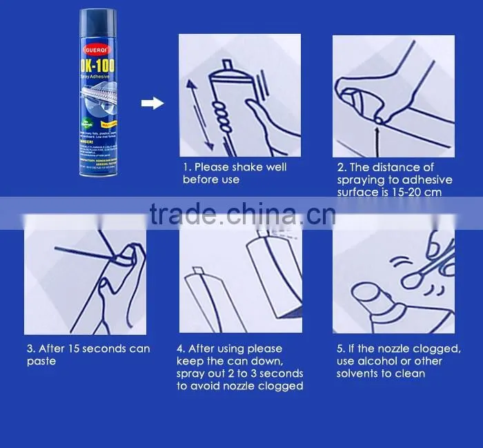 Paint Aerosol Tin Can Spray Glue For Fabric