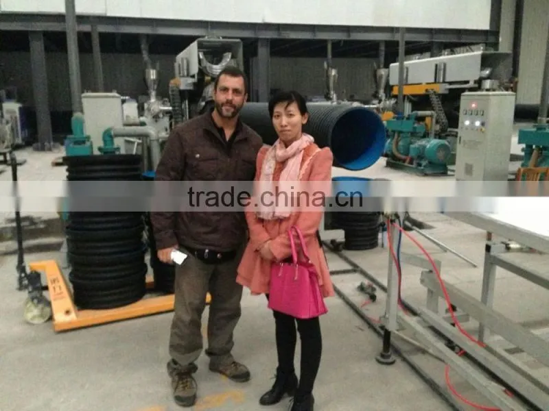 plastic sewage pipe 300mm corrugated drainage pipes