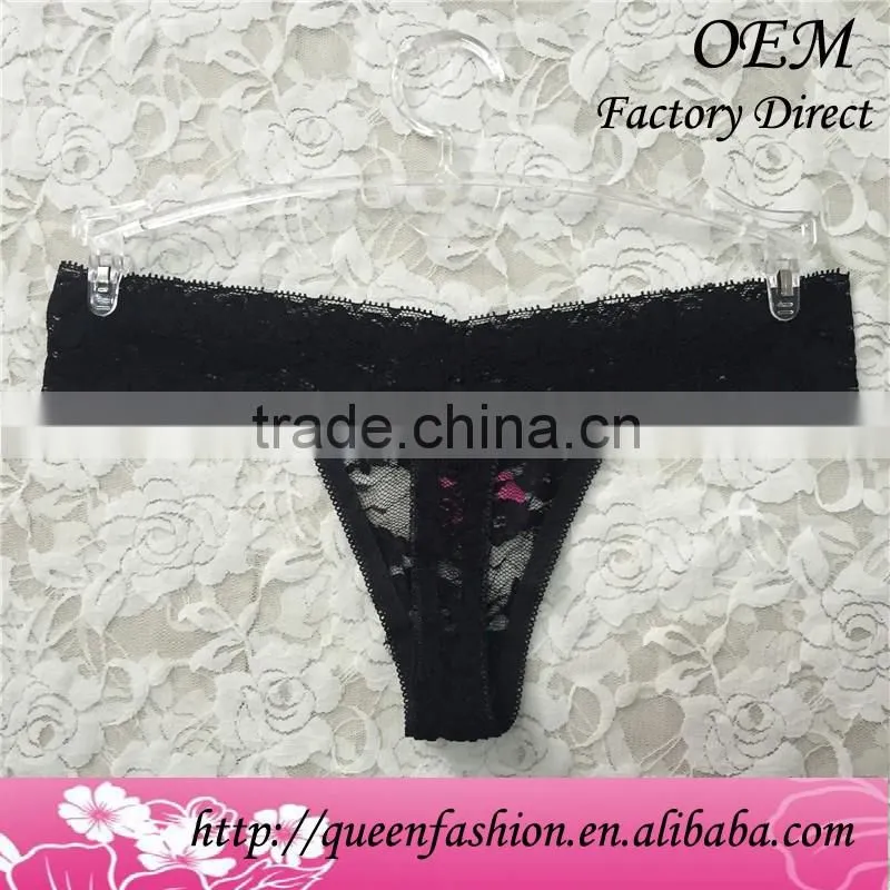 CHEAP PRICE 2015 superior lace woman Thongs top quality woman panties red lace thong panties