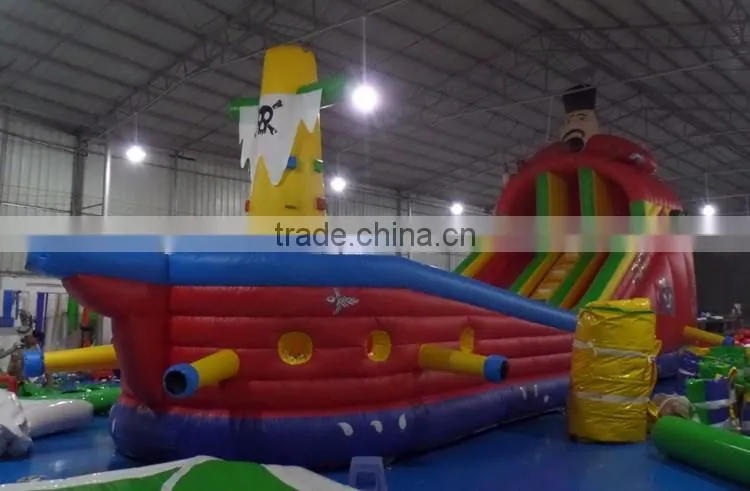 2016 POPULAR PIRATE SHIP INFLATABLE SLIDE CORSAIR
