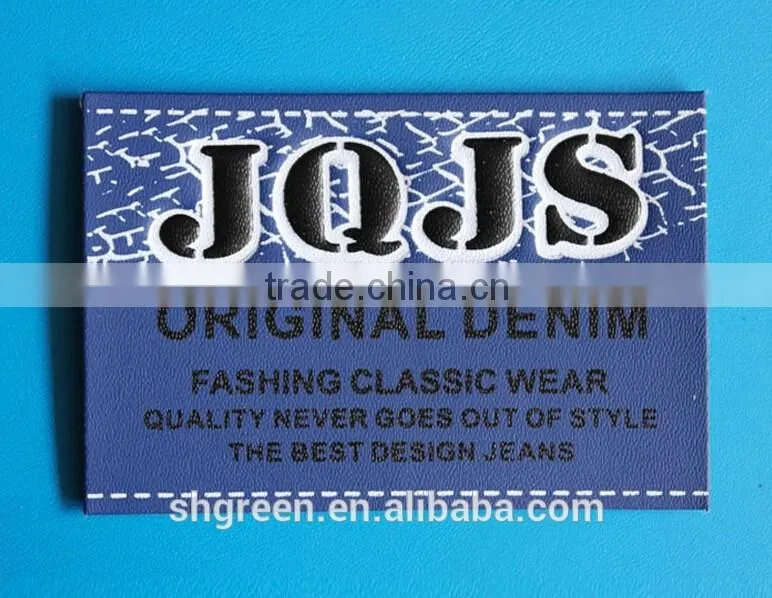 Famous wear collection leather label