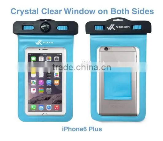 PREMIUM QUALITY Universal Waterproof Case including ARMBAND COMPASS LANYARD - Best Water Proof, Dustproof, Snowproof Bag