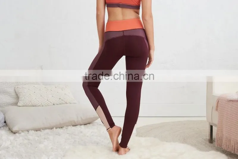 High Waist Long Fitness Sports Leggings Wholesale Yoga Pants