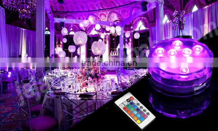 Wholesale Color Changing Aqurium Decoration Remote Controlled Battery Operated Led Light