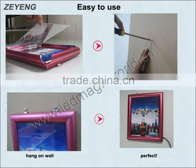 Advertising Light Box Snap Frame led commercial light box
