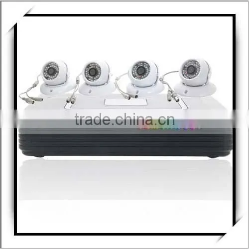 420TVL 4 Channel H.264 IR Security Camera Network DVR Surveillance System