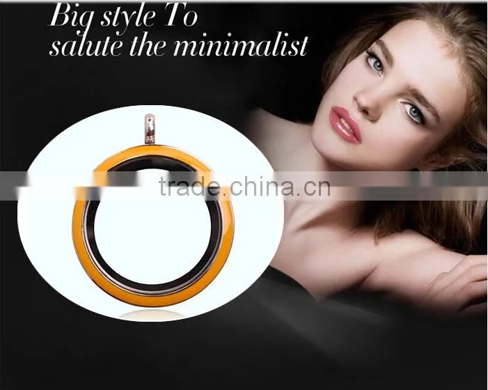 Latest design hot new glass locket meaningful pendant necklace jewelry, fashion necklace 150N37