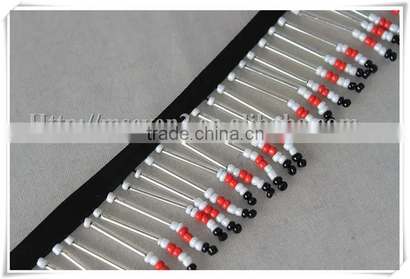 Handmade delicate new design dance costume fringe trimming Decorative Embellishment