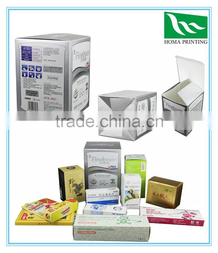 Professional Medicine Paper Box custom or design small pill box