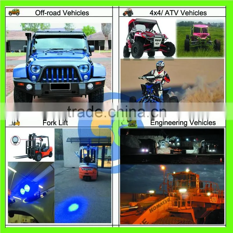 Fast shipment forklift LED strobe light with magnetic base and cigarette adapter